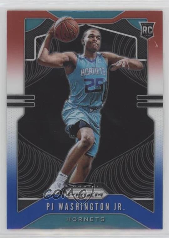 2019-20 Panini Prizm Rookie Red White & Blue Prizm PJ Washington Jr #258 1s4u