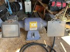 Baldor 8" Grinder 3450 Rpm 8123Wd 3/4Hp 3Ph 460v On Factory Base W/ Dust Control