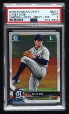 2018 Bowman Draft Chrome Refractor Casey Mize #BDC-1 PSA 9 MINT 00u1