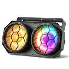 260W COB w/RGB LED Stage Par Can Light DMX DJ Audience Blinder Disco Party Beam