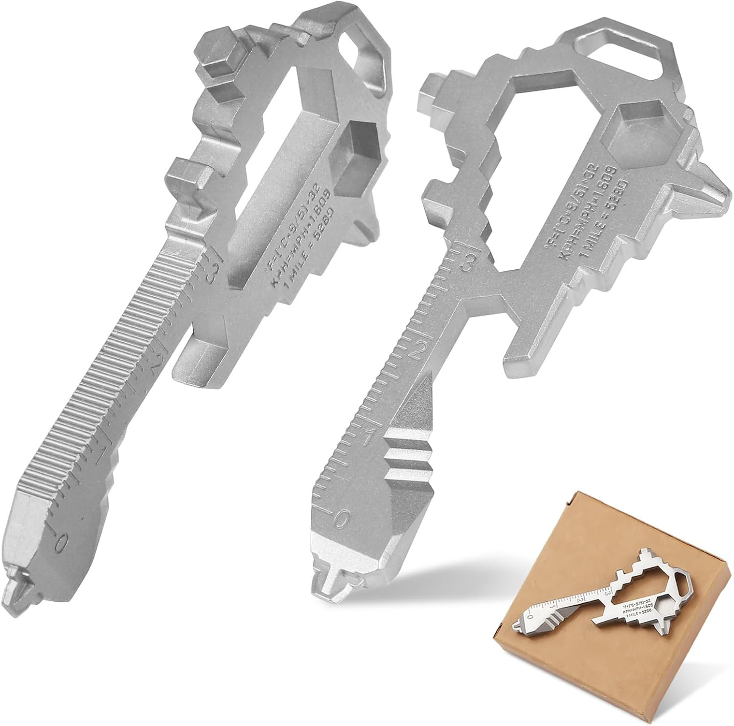 Keychain Multitool &ndash; EDC Tool with 17+ Functions Gifts| Small Bottle Opener Keyc