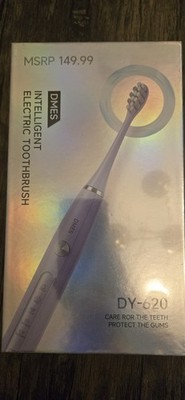 DMES DY-620 Sonic Electric Toothbrush Purple DuPont Bristles Inductive Charging