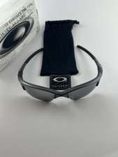 Oakley Half Jacket 1.0 Dark Grey Frame Black Iridium XLJ Lens Box 03-657 RARE