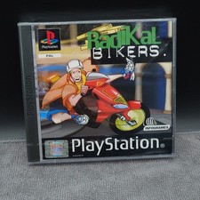 Radikal Bikers PS1 tedesco sigillato in fabbrica nuovo come nuovo VGA Pixel Playstation