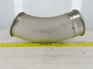 6" Stainless Steel 30° Elbow Rolled Ends Quick Connect