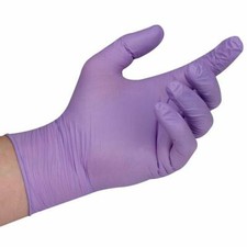 POWDER FREE PURPLE NITRILE MEDICAL GLOVES MEDIUM 