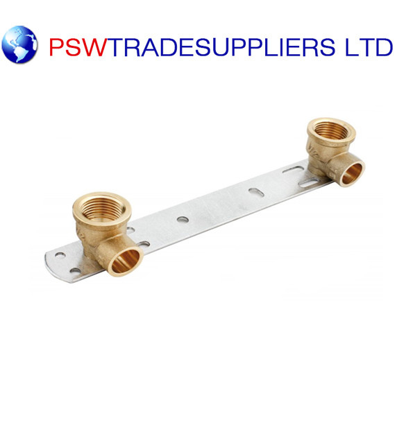 Concealed Shower Fitting Wall Plate ThermostaticTap Mixer Bar Valve Bracket BSP. eBay