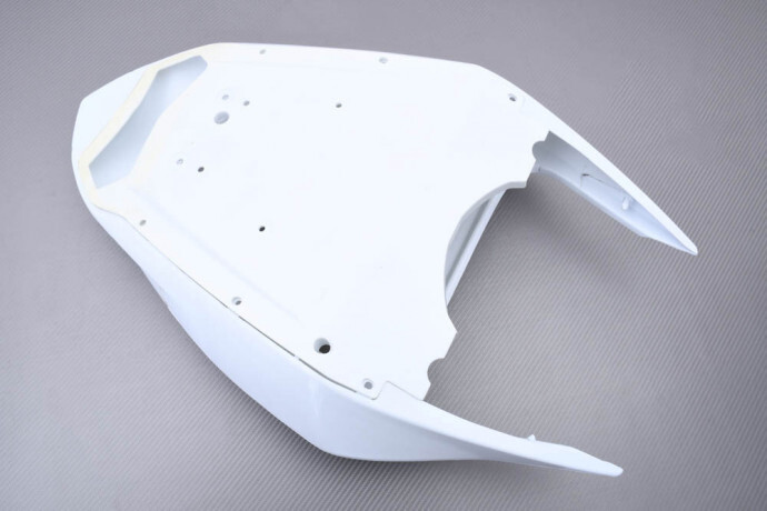 Carénage arrière Kawasaki Z750 coque plastique brute et feu arrière translucide