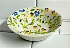 WOOD & SONS • HARDY AMIES DESIGN • 6 3/8" VICTORIAN GARDENS COUPE CEREAL BOWLS