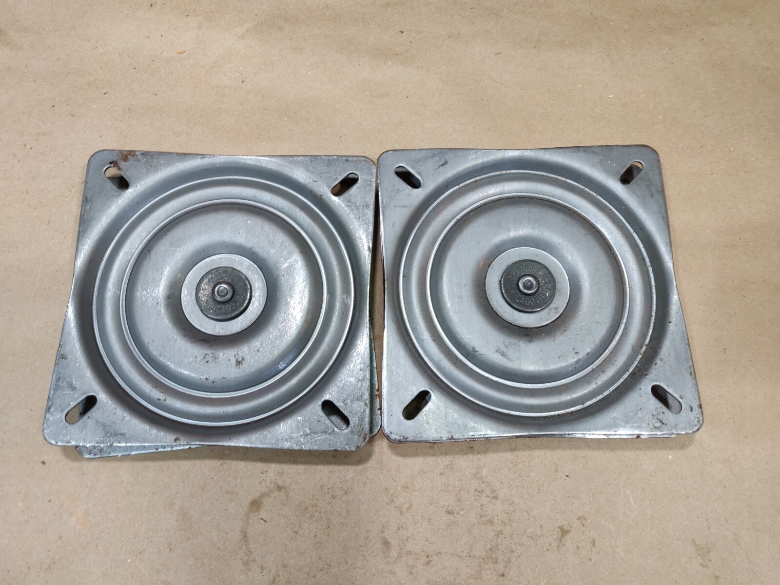 Set Of 4, TRENDLER TILT BAR STOOL SWIVEL 3 DEG W/O SPRING SIZE 6 7/8