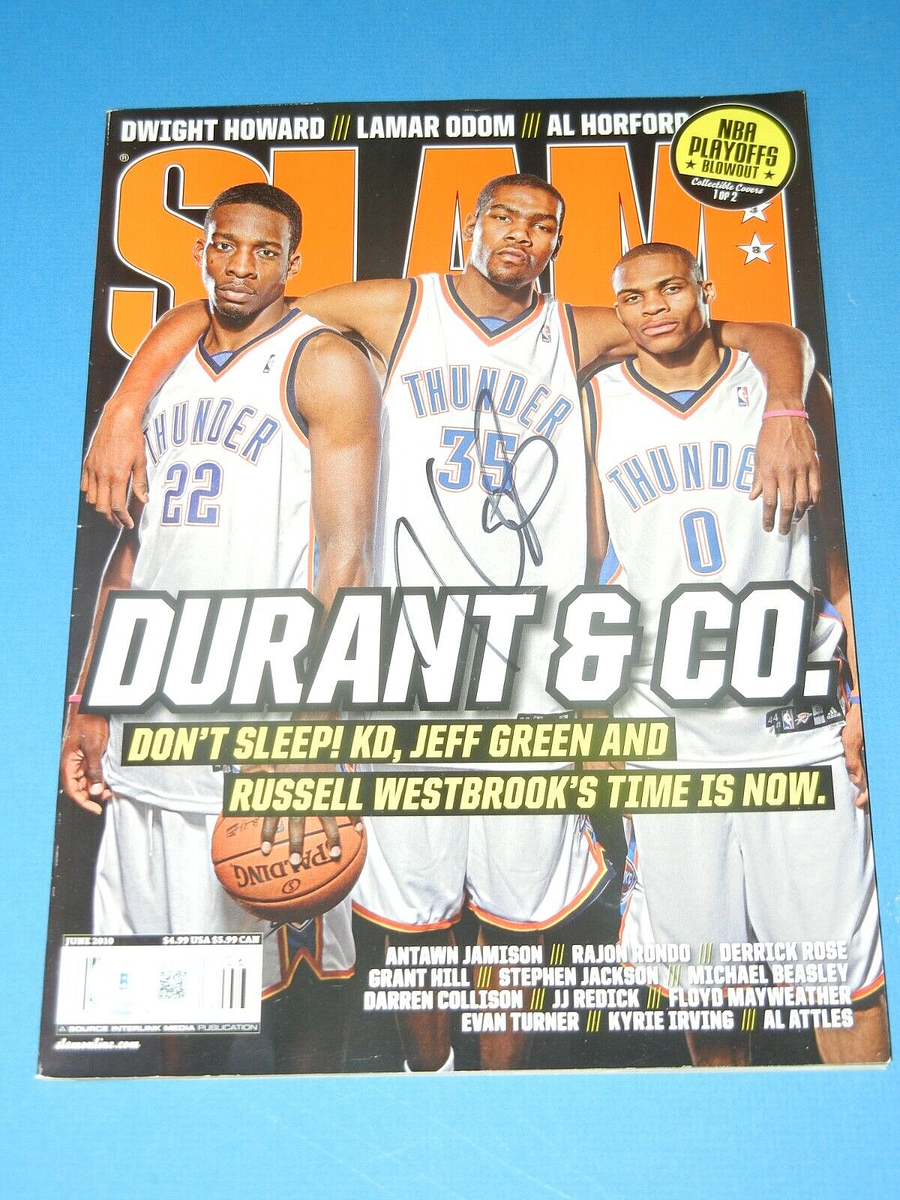 KEVIN DURANT SIGNED SLAM MAGAZINE beckett cert | eBay