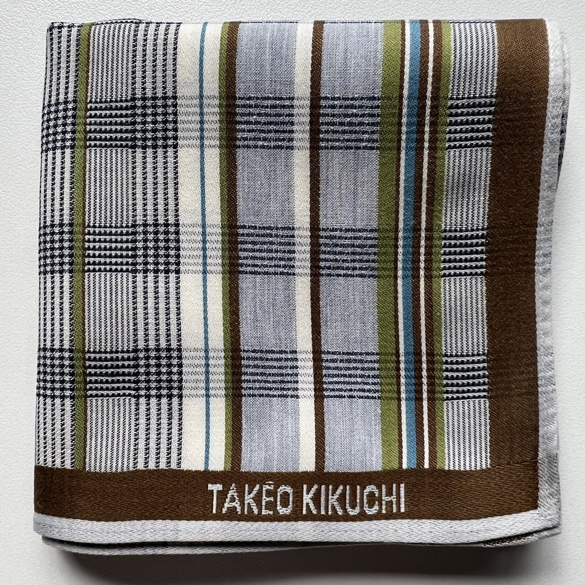 JAPAN HANDKERCHIEF MEN'S COTTON VINTAGE PLAIDS & CHECKS POCKET