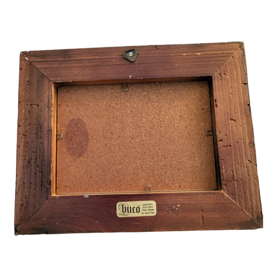 Shephredess And Flock By Jean F. Millet Print In Buco Frame 8.5'×7" Mini *READ* - Image 2 of 4