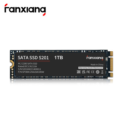 Fanxiang 1TB M.2 2280 SATA SSD NGFF Solid State Drive Internal Hard Disk 550MB/s