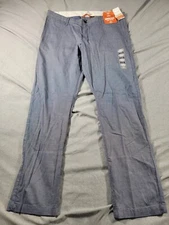 Dockers Pacific Modern Khaki Slim Tapered Flyweight Collection pant 34x30 Blue
