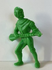 Vintage 1950's Ajax Hard Plastic Spaceman Sci-fi Toy Figure Green