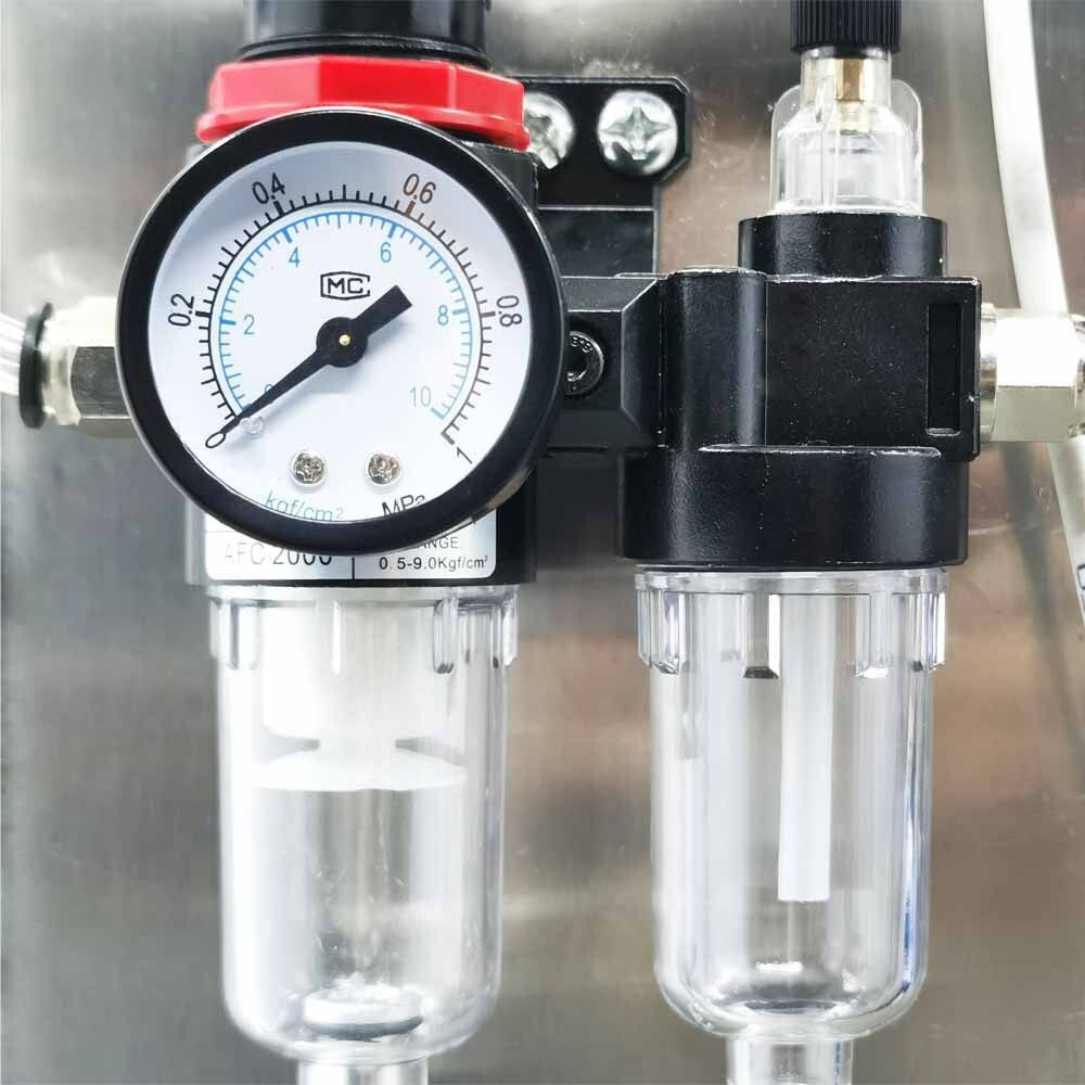 Pneumatic Dough Dividing Machine 2 in1 Dough Cutter& Dough Sheeter 10-300g 7.09"