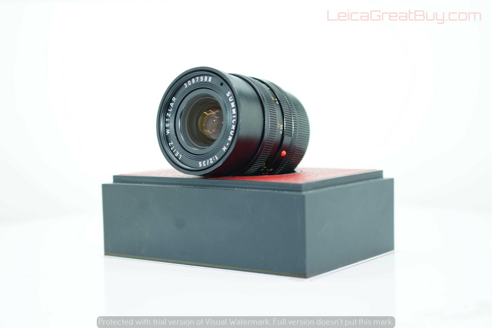 Leica Summicron R 35mm F 2 Mf 3 Cam Lens Boxed 3087988 For Sale
