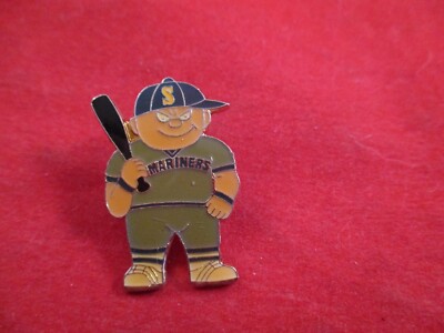 Seattle Mariners Lil' Sports Brats 1989 Retro Pin Pinback