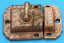 ANTIQUE NEW/OLD STOCK CABINET DOOR LATCH - never used