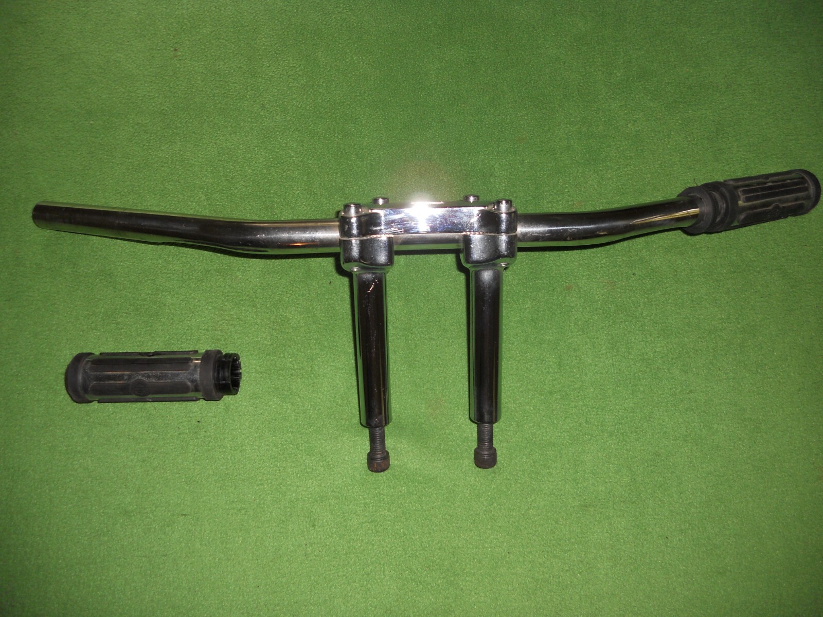 Vintage Harley Davidson Handlebars Risers & Grips Chopper Bobber eBay