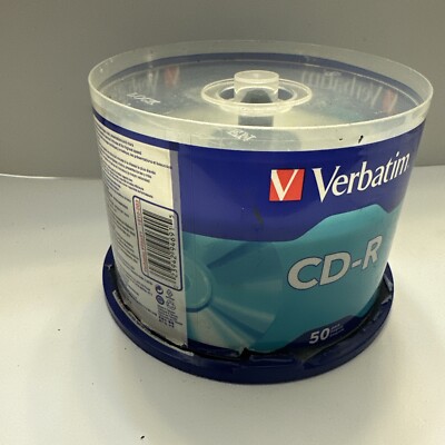 Verbatim CD-R Discs 700MB/80min 52x Spindle Silver 42 Of 50 Cd 8 Missing