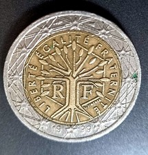 2&euro; Frankreich 1999, sehr selten, vorz&uuml;glich, Umlaufm&uuml;nze, Privatverkauf