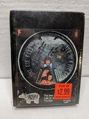 Life In A Tin Can The Bee Gees 8 track tape new sealed 1973 RSO records