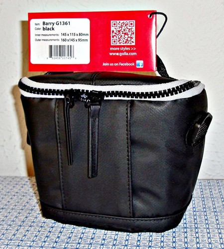 【NEU】GOLLA BARRY G1361 SPIEGELLOSE KAMERATASCHE - SCHWARZ - Bild 8 von 11