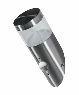 Osram LED Außenleuchte silber ww 4W Tageslicht-/Bewegungssensor EEK:G (Spek.A-G)