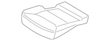 2020 Ford Explorer Seat Cushion Cover - Right Front