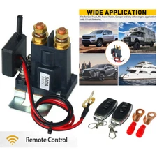 Wireless Remote Car Battery Disconnect Relay Master Kill Cut-off Switch Isolator