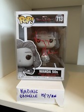 Elizabeth Olsen Marvel Wanda Maximoff Signed Funko with Beckett COA