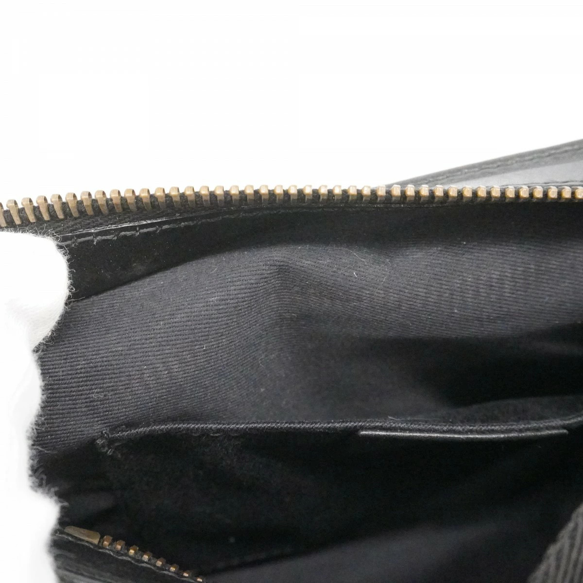 Gucci GG Canvas Pouch Black Gold Hardware Non-XL thumbnail 9