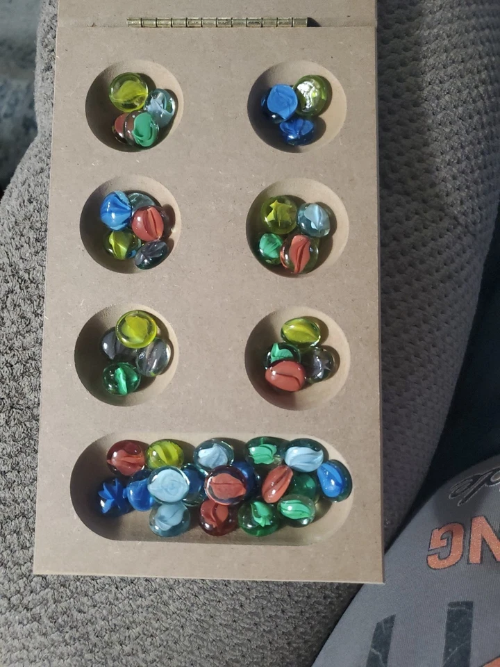 Juego Mancala Edición Premier Tablero Acabado Plegable + Gemas De Colección 2 Jugadores Foto 2 de 4