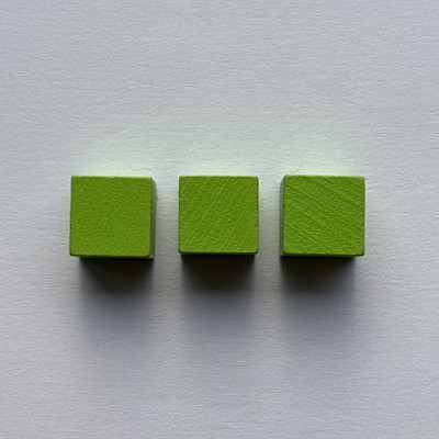 Tiny Epic Zombies - Green Horde Markers Wooden Spare Replacement Pieces