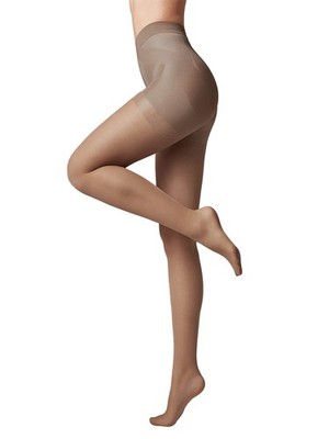 Damenstrumpfhose 40 DEN X-PRESS Conte mit Push-up Effekt, Farbe Shade, Größe 3