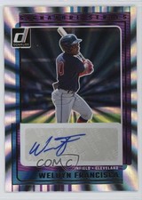 2025 Panini Donruss Signature Series Laser Welbyn Francisca #SG-WFC Auto 1s44