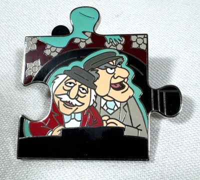 2024 DISNEY HAUNTED MANSION MUPPETS MYSTERY PUZZLE LE 700 PIN STATLER WALDORF