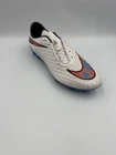 Nike Hypervenom Phantom 1 White Blue ACC Swoosh Football Cleats Boots Right US9