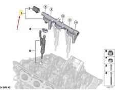 BMW X1 U11 Einspritzdüse 13538744746 NEU ORIGINAL