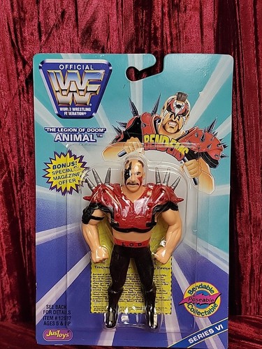 Vintage 1997 Justoys WWF The Legion of Doom Hawk B...