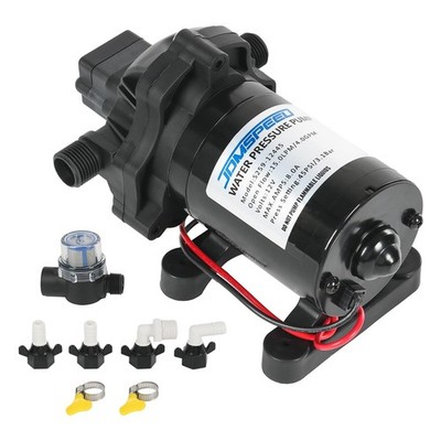 DICMIC 4.0 GPM 12V DC 45 PSI Revolution Water Pump with Pressure 4.0-12V-45 
