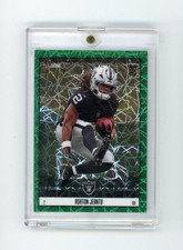 2025 Panini Select Ashton Jeanty #19 Score Throwback Green Prizm Rookie /5 (G)