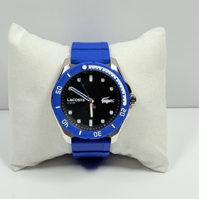 Lacoste 2011285 Finn Blue Dial Blue Silicone Band Men’s Watch Amazon.com: Lacoste Men main image 4