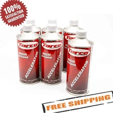 Torco F500010T High Octane Unleaded Fuel Accelerator, 32 oz x 6 Bottles