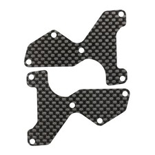 Mugen Seiki MBX8 Graphite 1mm Front Lower Arm Plate 2pcs For 1/8 Scale Nitro 4WD