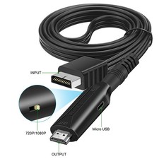 PS1 PS2 to HDMI Adapter Cable Game Console Audio Video Converter Cable