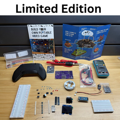 GamePad Quest Limited Edition - A DIY Video Game Electronics Kit for makers