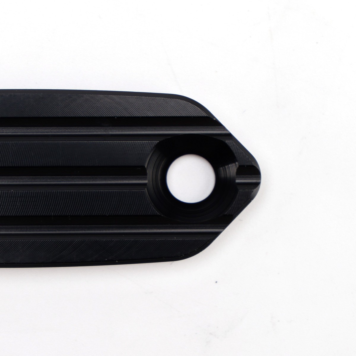 CNC MIRROR BLOCK OFF PLATES HOLE CAPS BLACK FOR KAWASAKI ZX-6 R